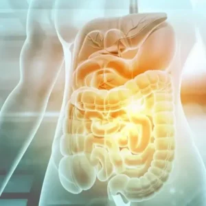 Home test kit box for a comprehensive digestive stool analysis to detect gut dysbiosis