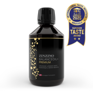 BalanceOil Premium supplement text explaining the ideal Omega-6 : Omega-3 ratio