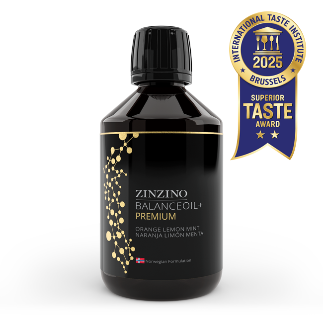 BalanceOil Premium supplement text explaining the ideal Omega-6 : Omega-3 ratio